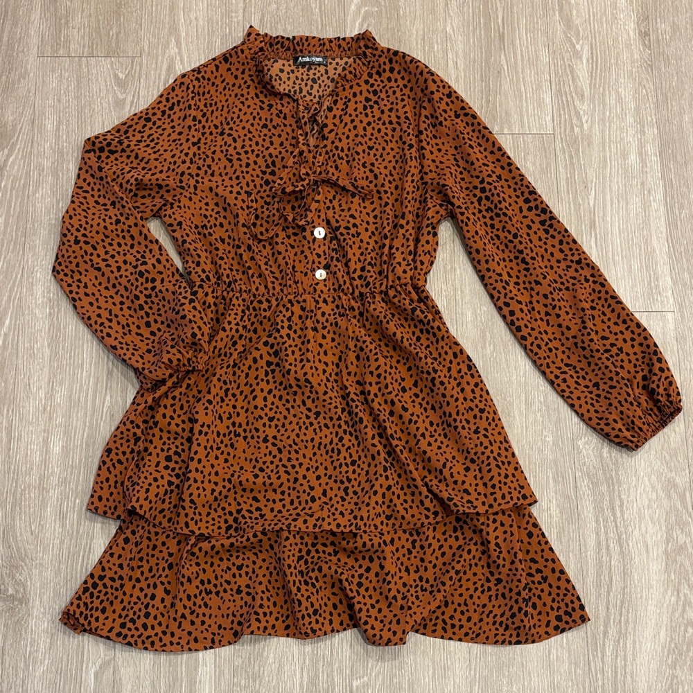 Amkoyam animal print dress 088989